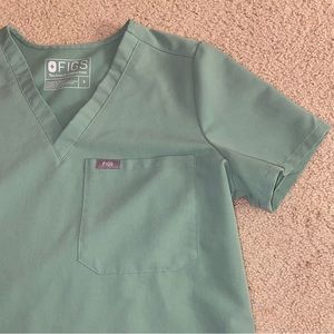 EUC Jade figs scrub set